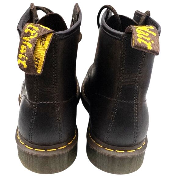 Dr Martens 101  Crazy Horse Brown Leather Women's size 9 Men's 8 - Picture 6 of 10